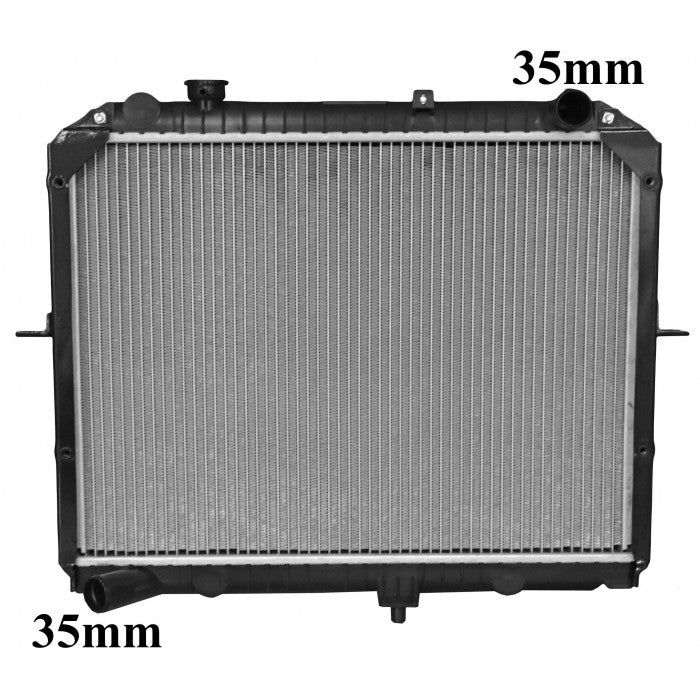 Radiator Assembly - W/Frame To Suit Kia K2700 '02-08 2.7ltr 4cyl Diesel Core: 400x5 - TA058