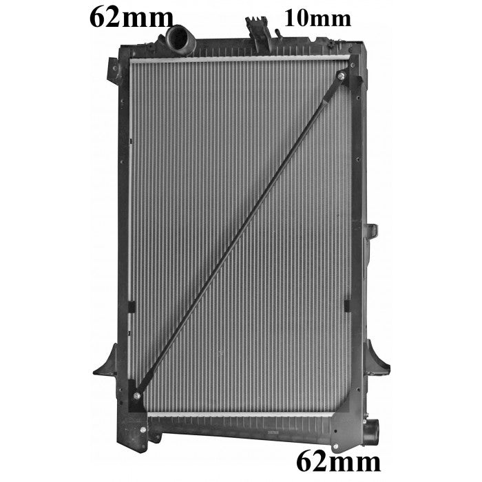 Radiator Assembly - W/Frame To Suit DAF CF65 & CF75 '98- Core: 852x614x56 - TA071
