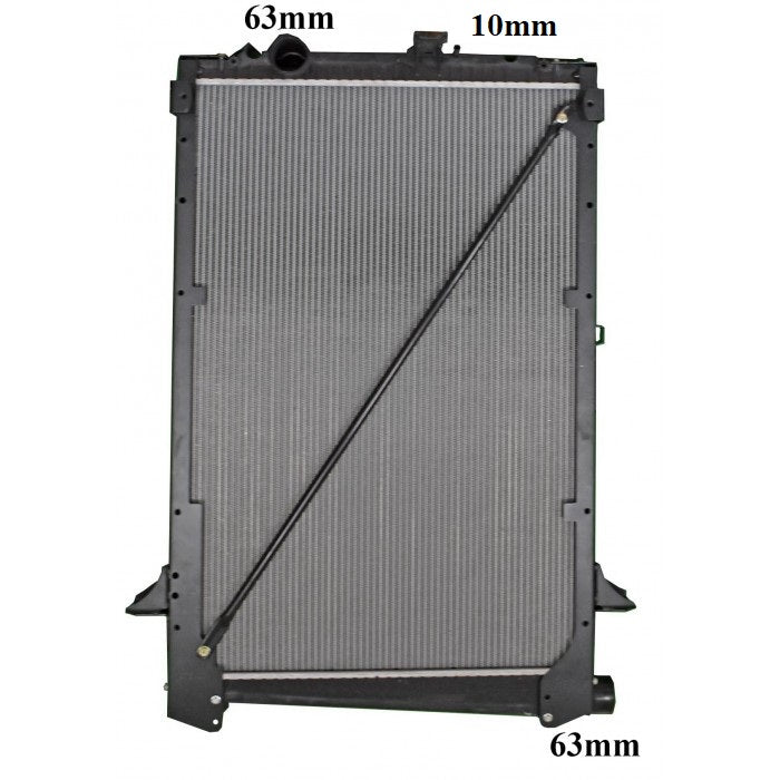 Radiator Assembly - W/Frame To Suit DAF CF 85 '01- Core: 953x614x56 H/P - TA073