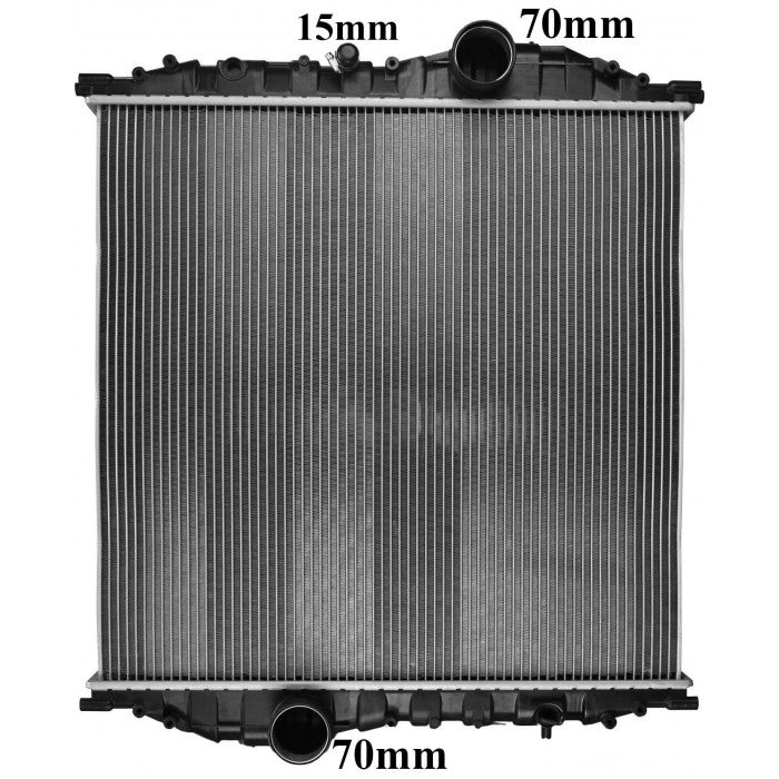Radiator Assembly - To Suit Mercedes Econic Core: 650x658x58 H/P - TA110
