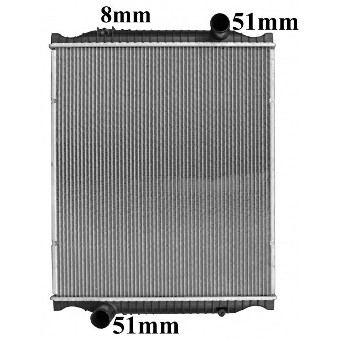 Radiator Assembly - To Suit Mack Midlum '00- Core: 663x568x50 H/P 595x - TA115