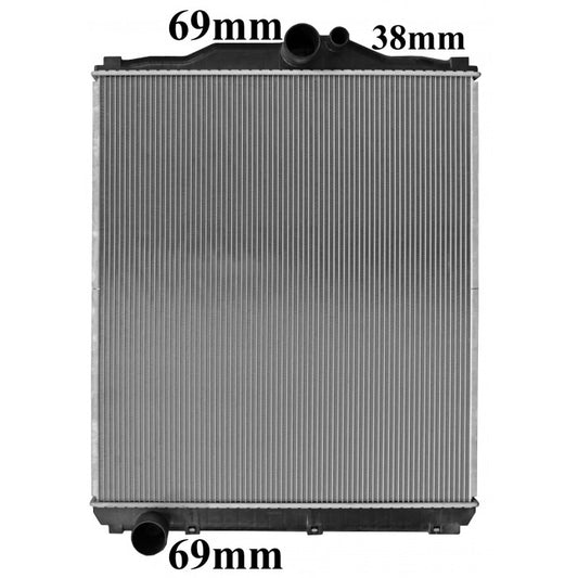 Radiator Assembly - To Suit Mitsubishi Fuso FP / FV '08- Core: 850x728x56&nb - TA116