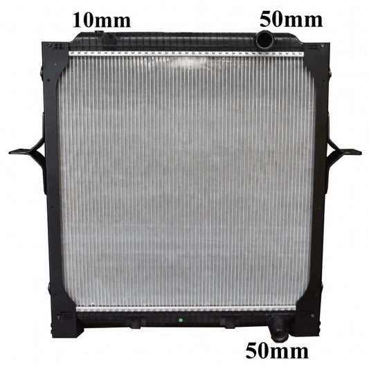 Radiator Assembly - W/Frame To Suit Volvo FE '08- Core: 707x698x50 H/P 7 - TA132