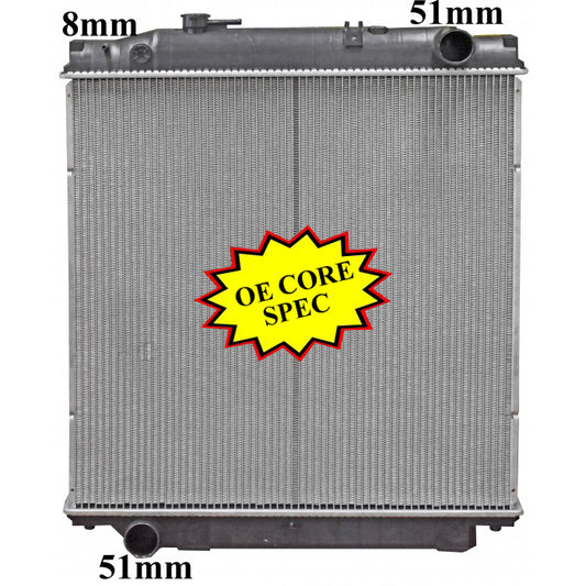 Radiator Assembly - with Switch To Suit Isuzu FVM / FVR '06- Core: 650x630x56 ** TO - TA167