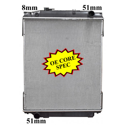 Radiator Assembly - with Switch To Suit Isuzu FVZ / FVY '06- Core: 800x630x56 ** TO SUIT - TA168