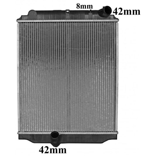 Radiator Assembly - To Suit Toyota Dyna 300 Series '07- **8mm bleed pipeCore: 545x480x48 H/P 49 - TA216