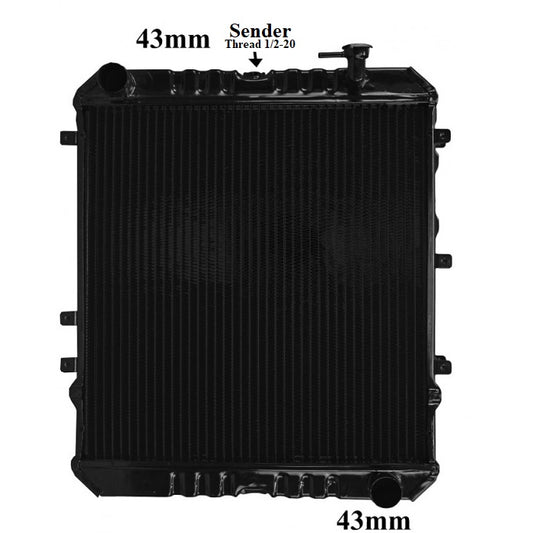 Radiator Assembly - To Suit Mazda Core: 495x492x3R - TA267M BC
