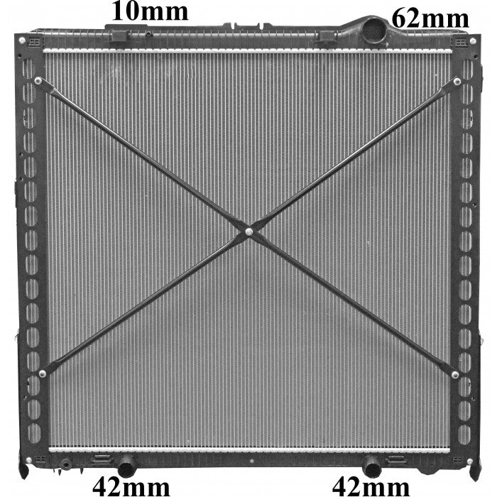 Radiator Assembly - W/Frame To Suit DAFXF106 '13- Core: 975x1078x40 - TA310