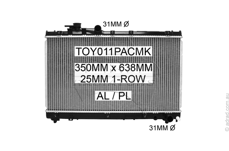 TOY011PACMK radiator