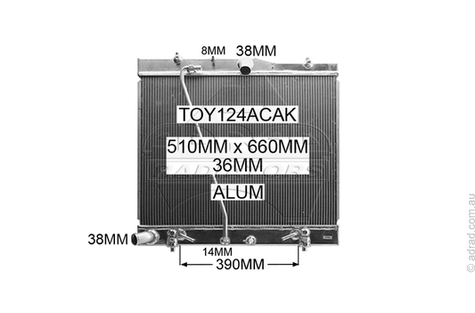 TOY124ACAK radiator