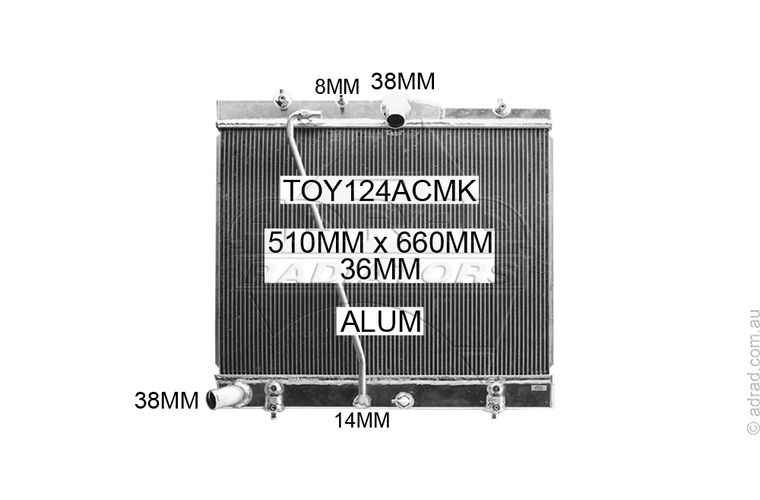 TOY124ACMK radiator