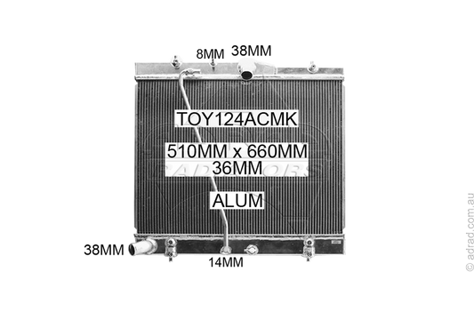 TOY124ACMK radiator