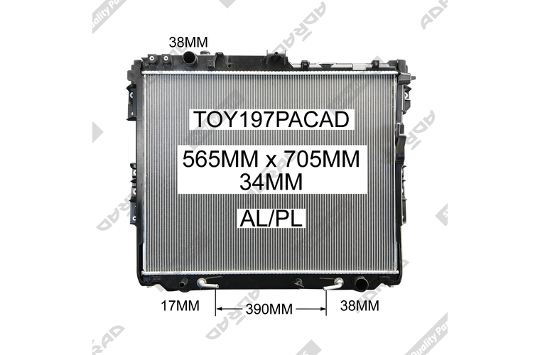 TOY197PACAD radiator