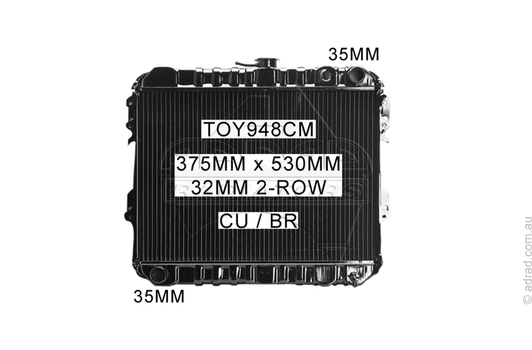 TOY948CM radiator