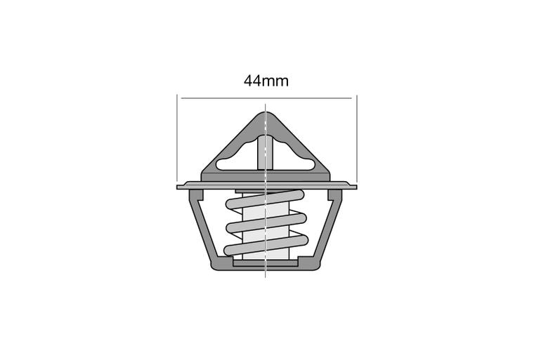 Thermostat - Blistered 44mm / 82 Deg / Conventional - TT203-180
