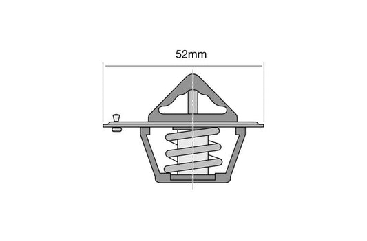 Thermostat - Blistered 52mm / 82 Deg / Conventional - TT240-180