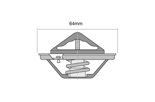 Thermostat - Blistered 64mm / 82 Deg / Conventional High Flow - TT320-180