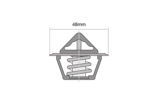 Thermostat - Blistered 48mm / 89 Deg / Conventional - TT4-192