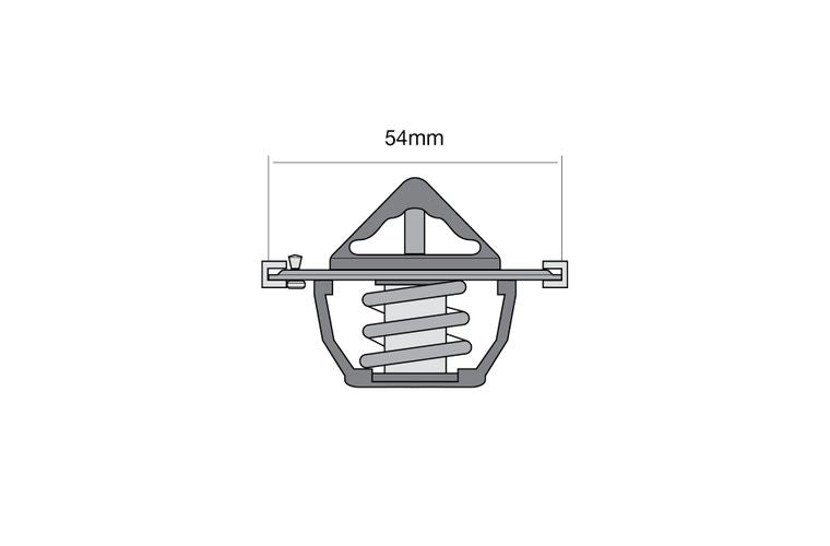 Thermostat - Blistered 54mm / 91 Deg / Bypass - TT420-195