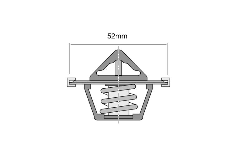 Thermostat - Blistered 52mm / 96 Deg / Conventional High Flow - TT457-205