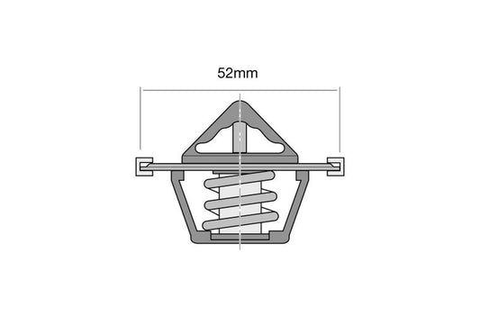 Thermostat - Blistered 52mm / 96 Deg / Conventional High Flow - TT457-205
