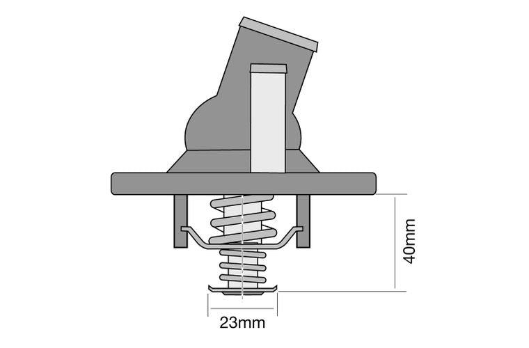 Thermostat - & Housing 82 Deg / Bypass - TT512-180P