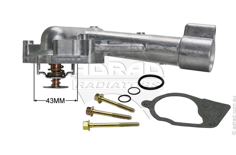 Thermostat - & Housing 40.8mm / 82 Deg / Bypass Commodore / Rodeo / Colorado - TT639-180P