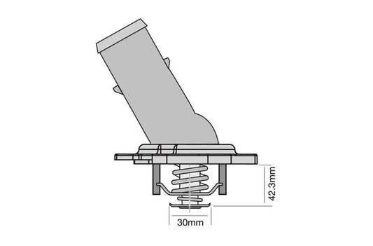 Thermostat - & Housing 82 Deg / Bypass - TT659-180