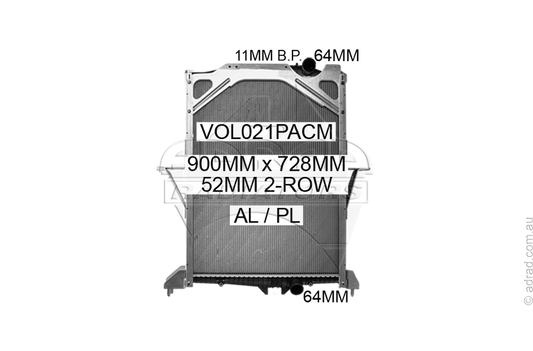 VOL021PACM radiator