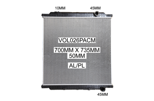 VOL026PACM radiator
