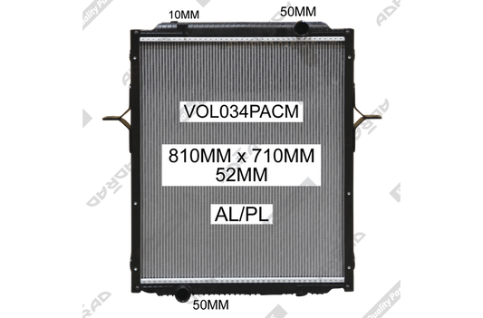 VOL034PACM radiator